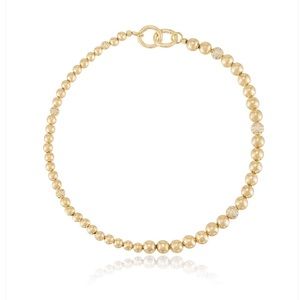ETTIKA ROYAL SPHERE 18K GOLD PLATED NECKLACE